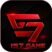 IS7 GAME official gaming logo with modern blue and white design